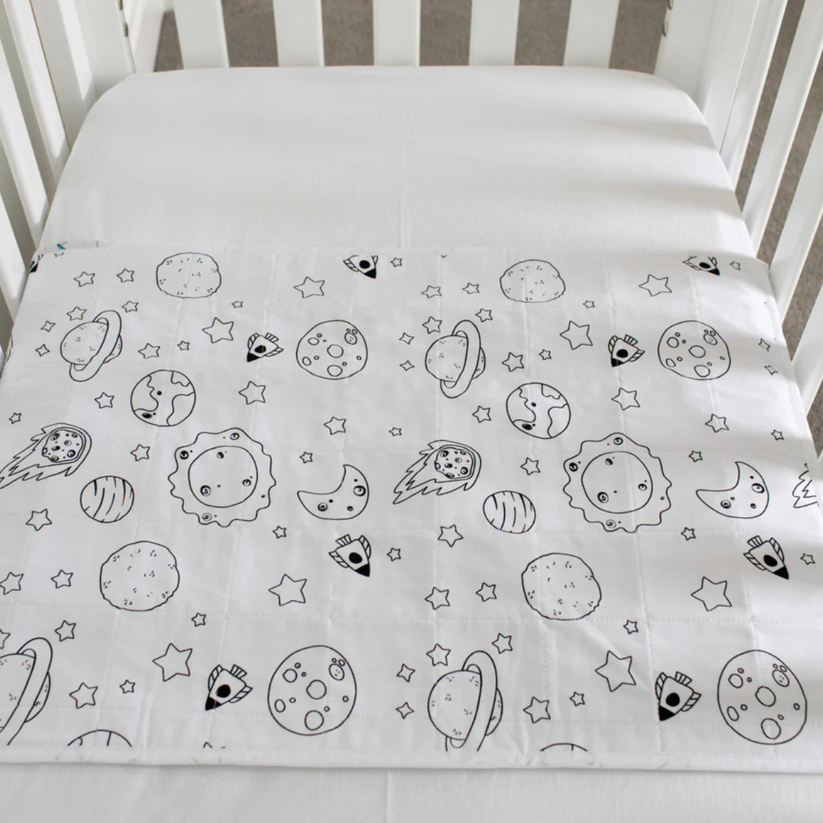 מגן מזרן סופג עם כנפיים ניו בורן, גלקסיה